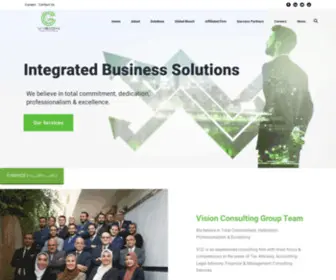 VCG-EG.com(Vision Consulting Group) Screenshot