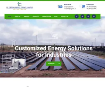 VCgreen.in(VC Green Energy) Screenshot