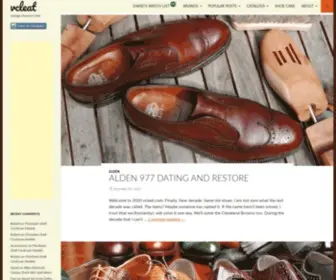 Vcleat.com(Vintage shoes for men) Screenshot