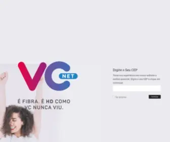 Vcnet.com.br(Internet e TV) Screenshot