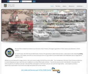 Vcoa.org(Volvo Club of America) Screenshot