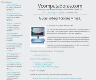 Vcomputadoras.com(Var aprende = new Aprender() Screenshot