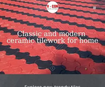 Vconindustries.com(Interlocking tiles Kottayam) Screenshot