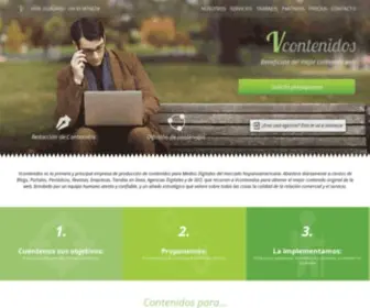 Vcontenidos.com(Contenidos para Webs) Screenshot