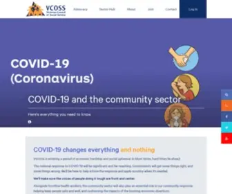 Vcoss.org.au(Victorian Council of Social Service) Screenshot