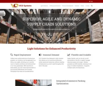 Vcosystems.com(Supply Chain Solutions) Screenshot