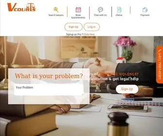 Vcourts.com(Lawyer Appointment) Screenshot