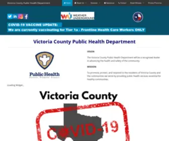 VCPHD.org(Victoria County Public Health Department) Screenshot