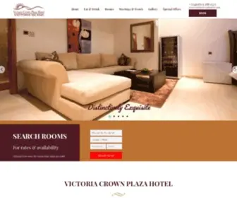 VCphotels.com(Victoria Crown Plaza Hotel) Screenshot