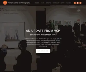 VCphoto.org(The Vermont Center for Photography) Screenshot