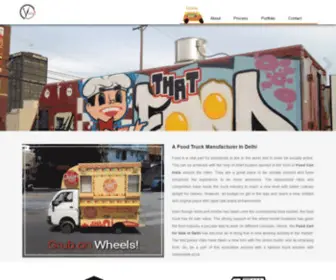 Vcrea8.com(Food Truck Manufacturers in Delhi) Screenshot