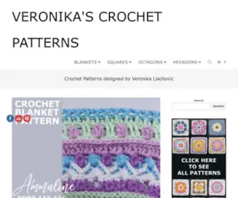 Vcrochetpatterns.com(Veronika’s crochet patterns) Screenshot