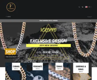 Vcroppo.com(Create an Ecommerce Website and Sell Online) Screenshot