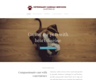 Vcsaustralia.com.au(Veterinary Cardiac Services (Veterinary Cardiologist) Screenshot