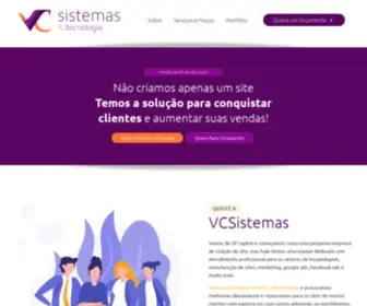 Vcsis.com.br(Criação de Sites em São Paulo) Screenshot