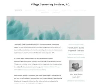 VCSNJ.info(Village Counseling Services) Screenshot