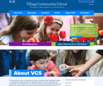 VCSNYC.org(Village Community School) Screenshot