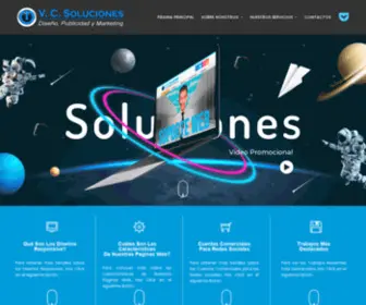 Vcsoluciones.com(Diseño web caracas) Screenshot