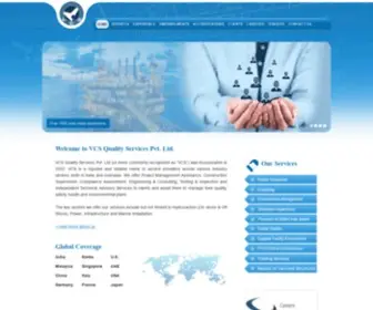 VCsquality.com(VCS Quality Services Pvt) Screenshot