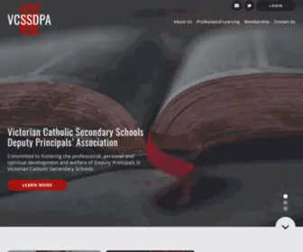 VCSSdpa.com(Victorian Catholic Secondary Schools Deputy Principals Association) Screenshot