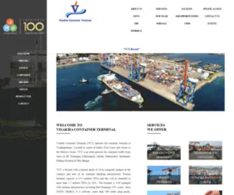 VCTPL.com(The Visakha Container Terminal (VCT)) Screenshot