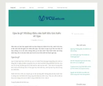 Vcu.edu.vn(Vcu) Screenshot