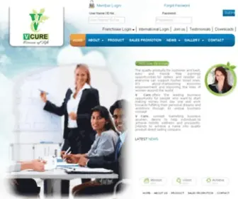 Vcureherbal.com(V Cure) Screenshot