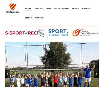 Vczevergem.be(VC Zevergem Sportief) Screenshot