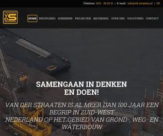 VD-Straaten.nl(Van der Straaten Aannemingsmaatschappij) Screenshot