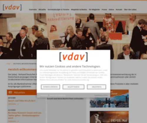 Vdav.de(Verband) Screenshot