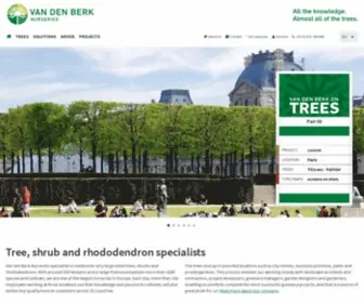 Vdberk.com(Tree and shrub specialist) Screenshot