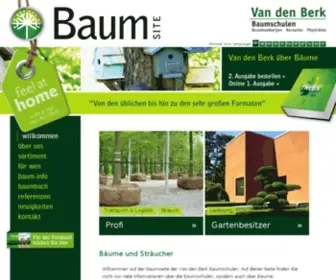 Vdberk.de(Spezialist für Bäume & Sträucher) Screenshot
