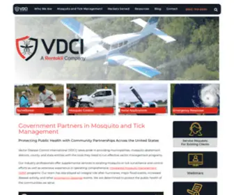 Vdci.net(Vector Disease Control International) Screenshot