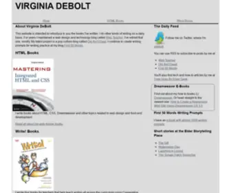 Vdebolt.com(Virginia DeBolt) Screenshot