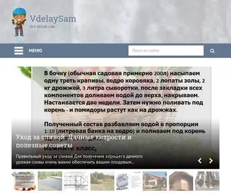 Vdelaysam.ru(Домен) Screenshot