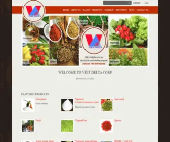 Vdelta.com.vn(AGRICULTURE PRODUCTS FOR EXPORTING) Screenshot