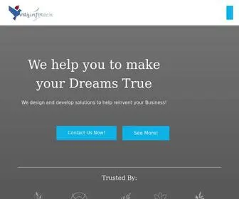 Vdginfotech.com(Software Related Services) Screenshot