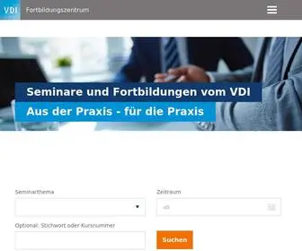 Vdi-Fortbildung.de(Seminare ) Screenshot