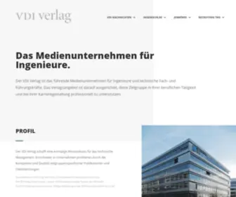 Vdi-Verlag.de(VDI Verlag) Screenshot