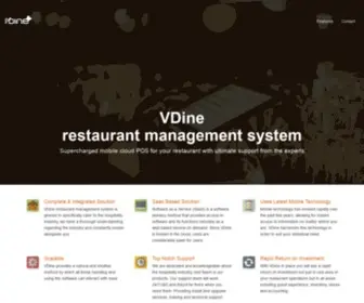 Vdinepos.com(Hospitality Management System) Screenshot