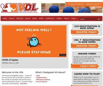 VDldodgeball.ca(Vancouver Dodgeball League) Screenshot