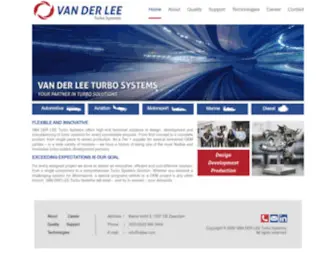 Vdlee.com(Van de Lee Turbo systems) Screenshot