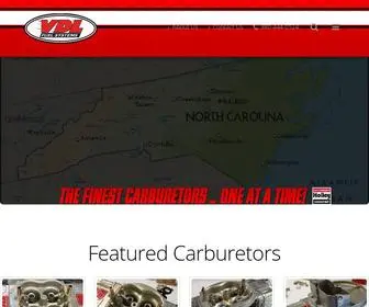 VDlfuelsystems.com(The Finest Carburetors) Screenshot