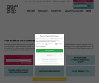 VDMB.de(Verband Druck und Medien Bayern) Screenshot