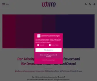 VDmno.de(Der Verband Druck & Medien im NordOsten) Screenshot