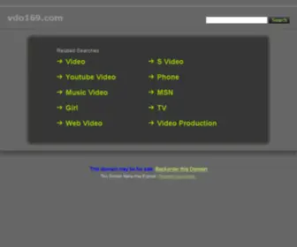 Vdo169.com(Dit domein kan te koop zijn) Screenshot