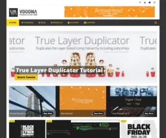 Vdodna.com(After Effects Tutorials and Tools for Motion Graphics and VFX) Screenshot