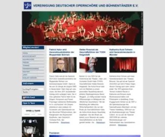 Vdoper.de(Vereinigung deutscher Opern) Screenshot