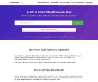Vdownloader.guru(All in One Video Downloader) Screenshot