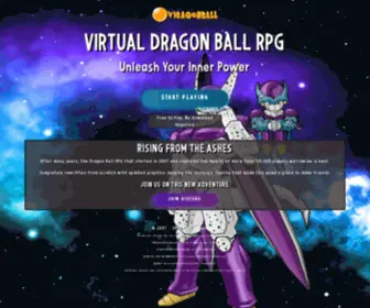 Vdragonball.com(Dragonball RPG) Screenshot